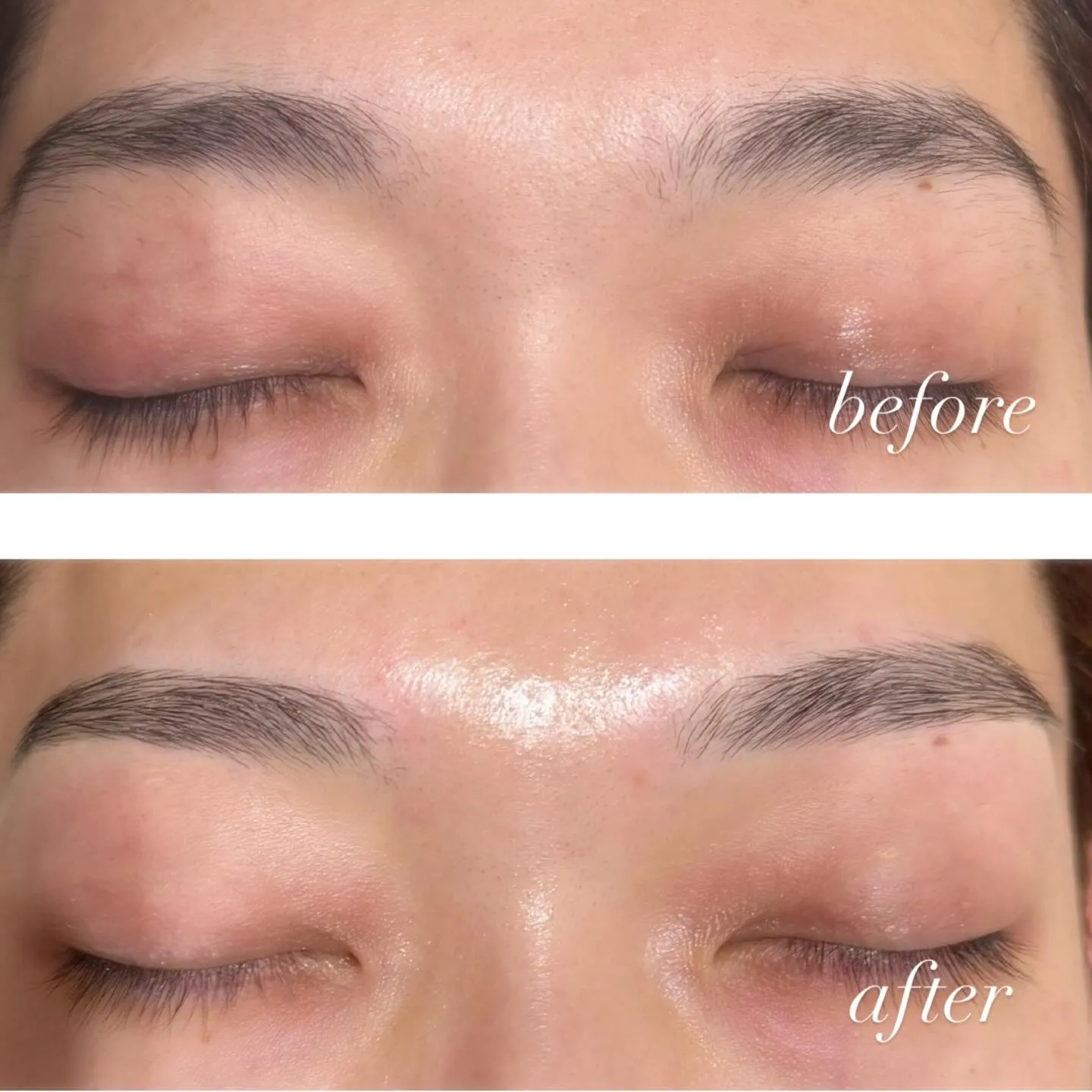 眉毛ワックススタイリング
