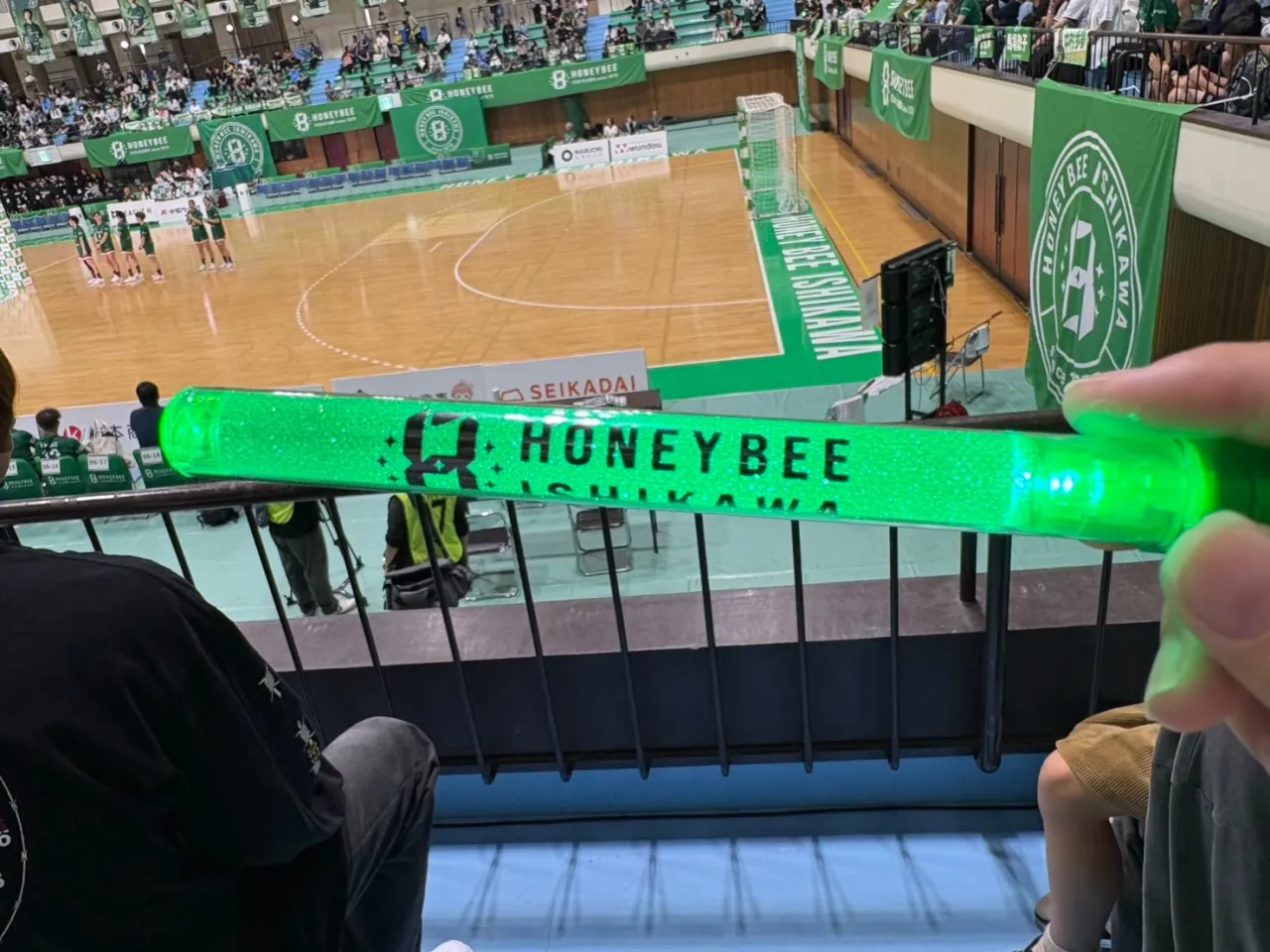 ハンドボールチーム、ハニービーの応援に行ってきました⭐️